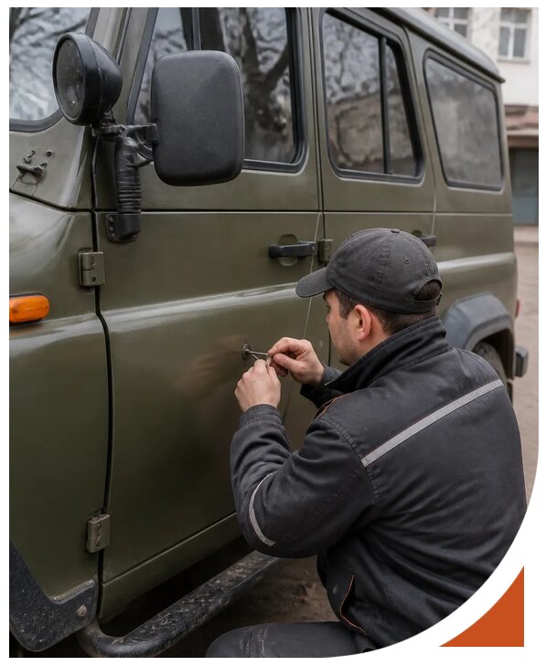 Профессиональное вскрытие автомобиля УАЗ без повреждений в Чебоксарах